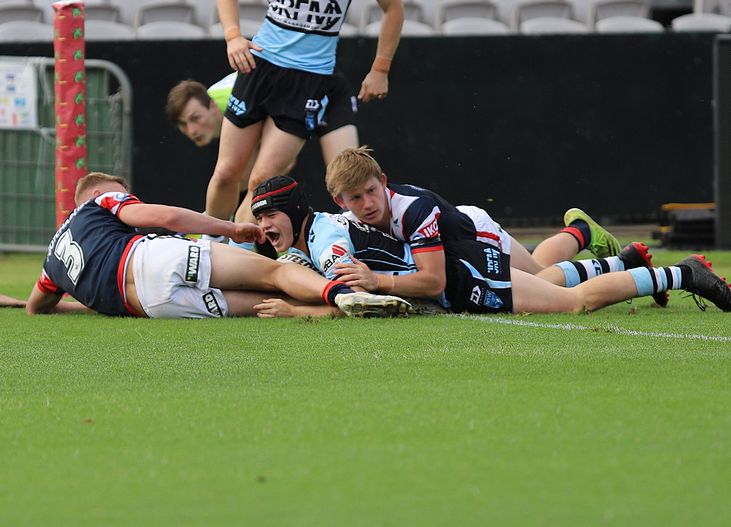 Harold Matthews Cup Semi Final Sydney ROOSTERS v Cronulla SHARKS