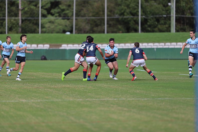 Harold Matthews Cup Semi Final Sydney ROOSTERS v Cronulla SHARKS