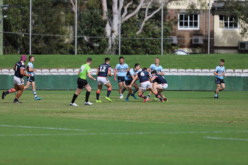Harold Matthews Cup Semi Final Sydney ROOSTERS v Cronulla SHARKS