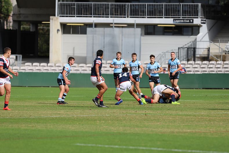 Harold Matthews Cup Semi Final Sydney ROOSTERS v Cronulla SHARKS