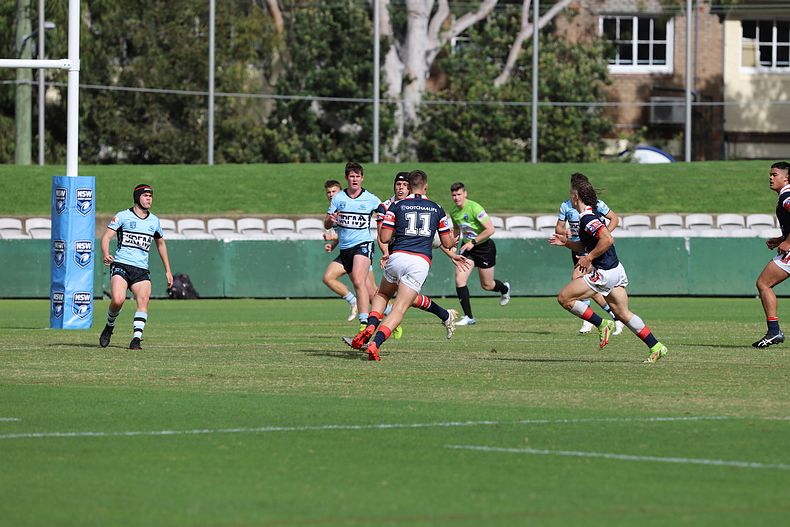 Harold Matthews Cup Semi Final Sydney ROOSTERS v Cronulla SHARKS