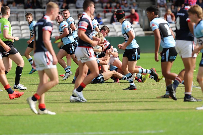 Harold Matthews Cup Semi Final Sydney ROOSTERS v Cronulla SHARKS