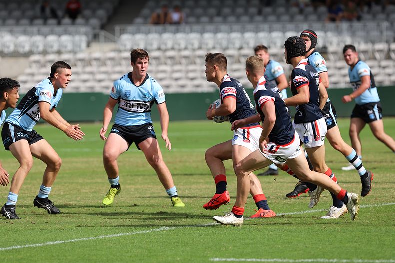 Harold Matthews Cup Semi Final Sydney ROOSTERS v Cronulla SHARKS