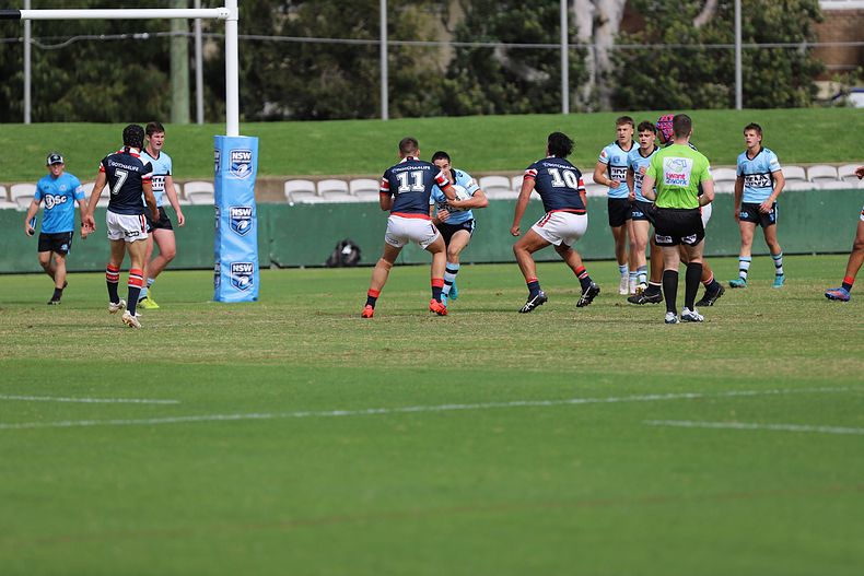 Harold Matthews Cup Semi Final Sydney ROOSTERS v Cronulla SHARKS