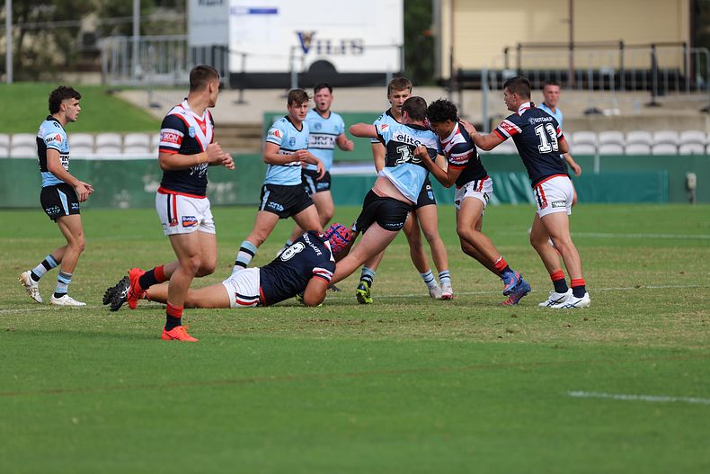 Harold Matthews Cup Semi Final Sydney ROOSTERS v Cronulla SHARKS