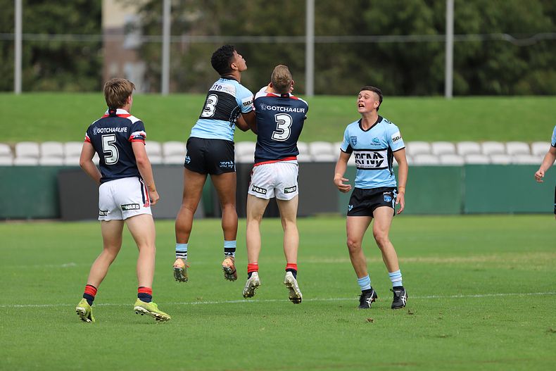 Harold Matthews Cup Semi Final Sydney ROOSTERS v Cronulla SHARKS