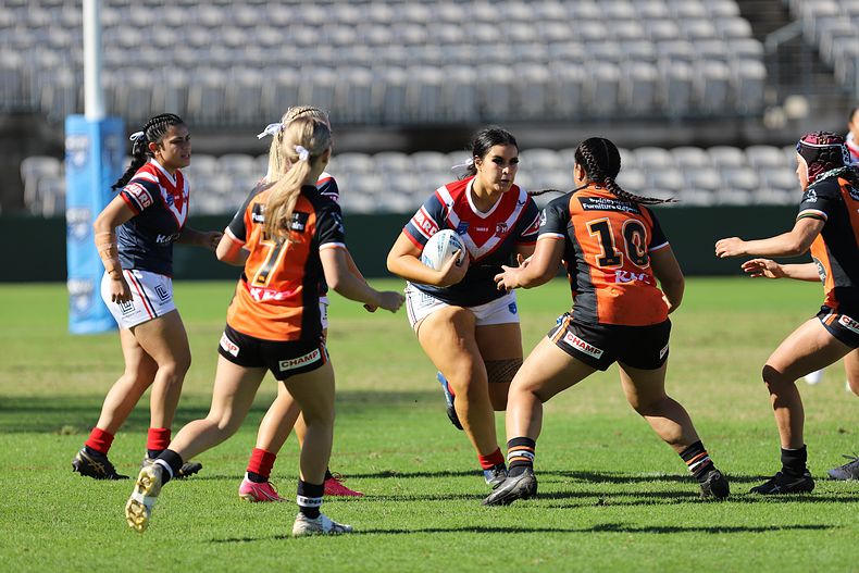 Tarsha Gale Cup Semi Final Indigenous Roosters v Weststigers (1st Half)