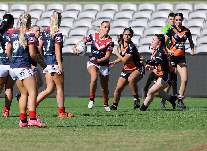 Tarsha Gale Cup Semi Final Indigenous Roosters v Weststigers (1st Half)