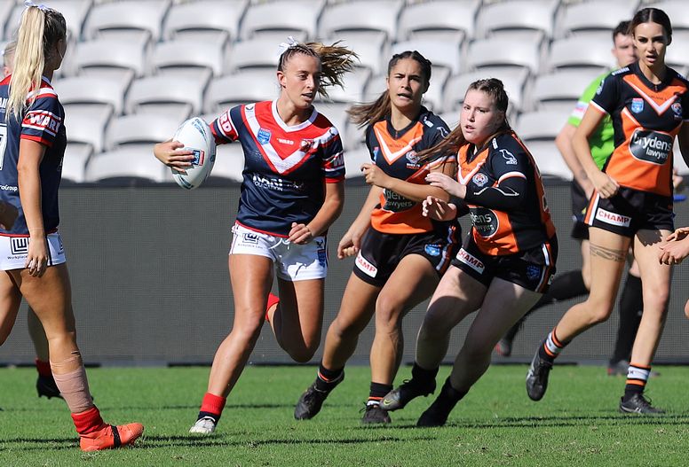Tarsha Gale Cup Semi Final Indigenous Roosters v Weststigers (1st Half)