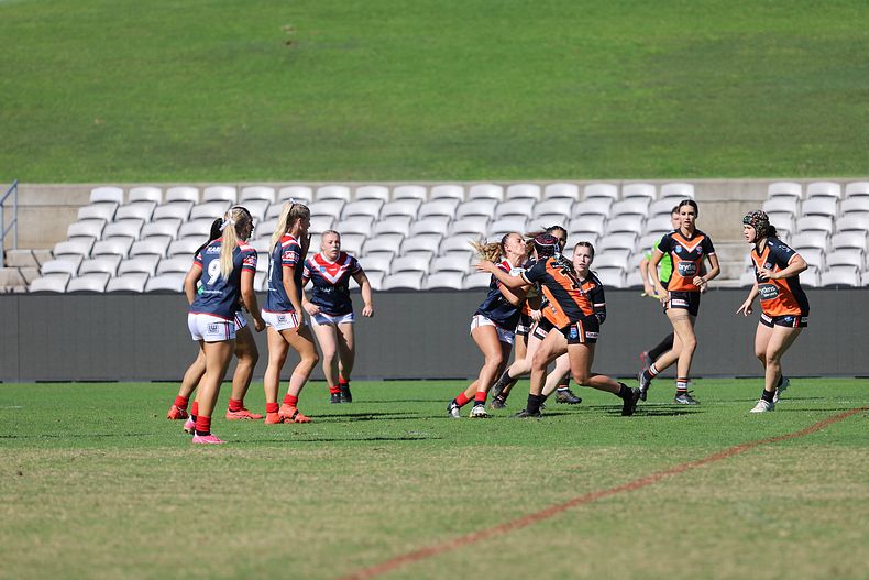Tarsha Gale Cup Semi Final Indigenous Roosters v Weststigers (1st Half)