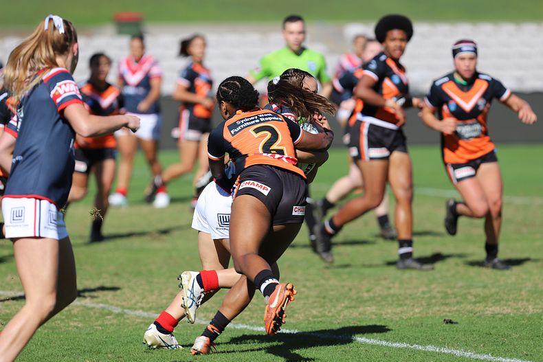 Tarsha Gale Cup Semi Final Indigenous Roosters v Weststigers (1st Half)