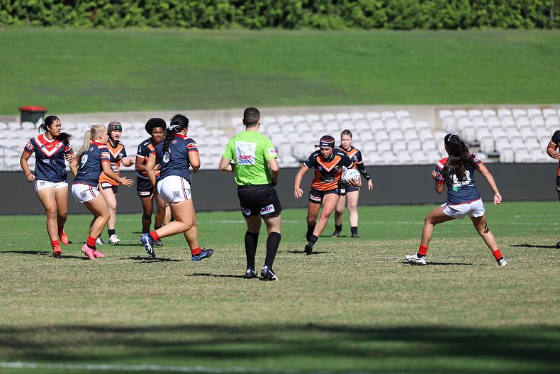 Tarsha Gale Cup Semi Final Indigenous Roosters v Weststigers (1st Half)