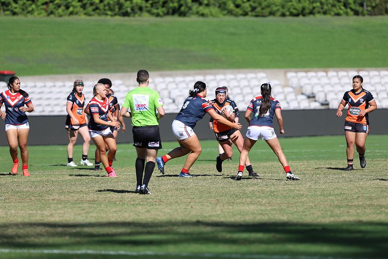 Tarsha Gale Cup Semi Final Indigenous Roosters v Weststigers (1st Half)