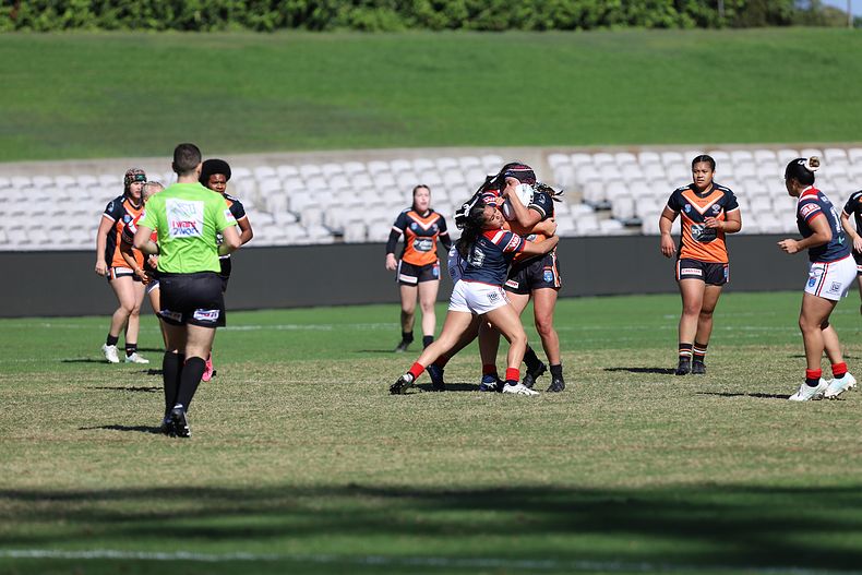 Tarsha Gale Cup Semi Final Indigenous Roosters v Weststigers (1st Half)