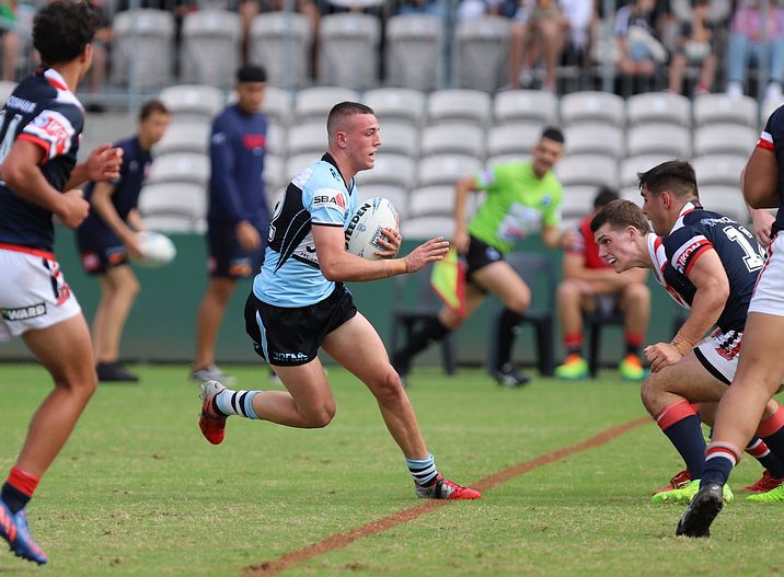 Harold Matthews Cup Semi Final Sydney ROOSTERS v Cronulla SHARKS