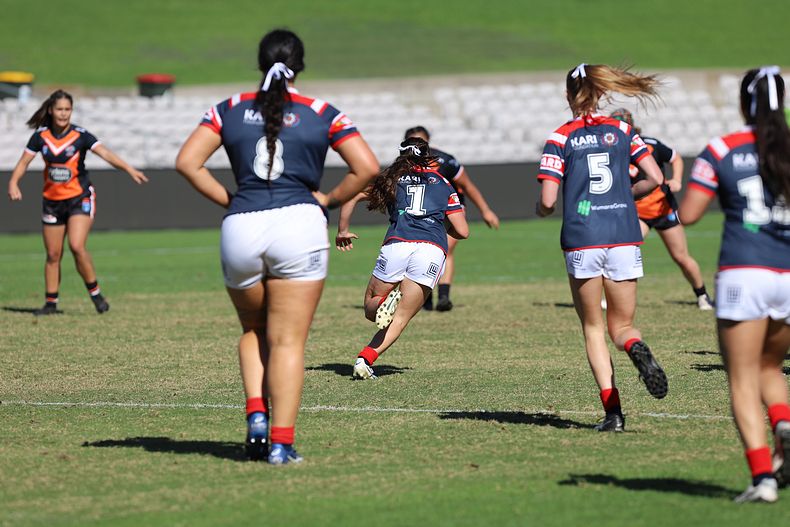 Tarsha Gale Cup Semi Final Indigenous Roosters v Weststigers (1st Half)