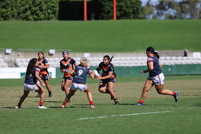 Tarsha Gale Cup Semi Final Indigenous Roosters v Weststigers (1st Half)