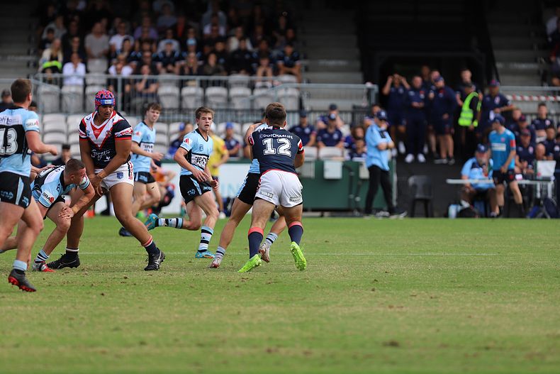 Harold Matthews Cup Semi Final Sydney ROOSTERS v Cronulla SHARKS