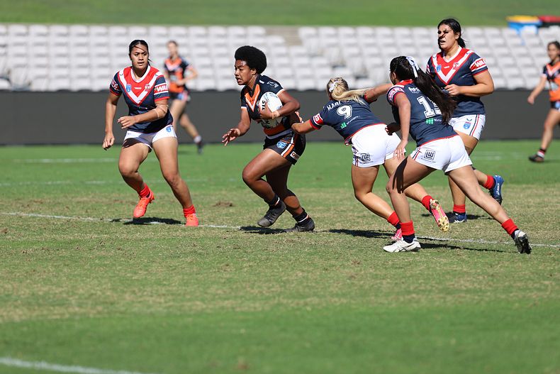 Tarsha Gale Cup Semi Final Indigenous Roosters v Weststigers (1st Half)