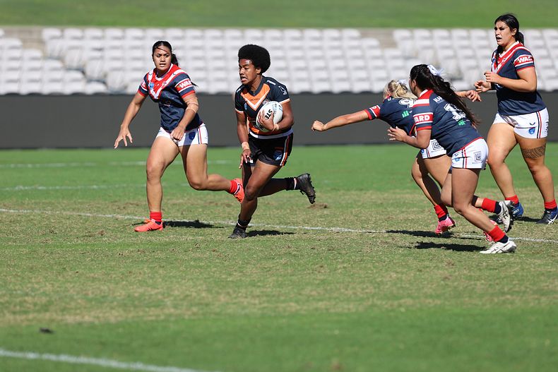 Tarsha Gale Cup Semi Final Indigenous Roosters v Weststigers (1st Half)