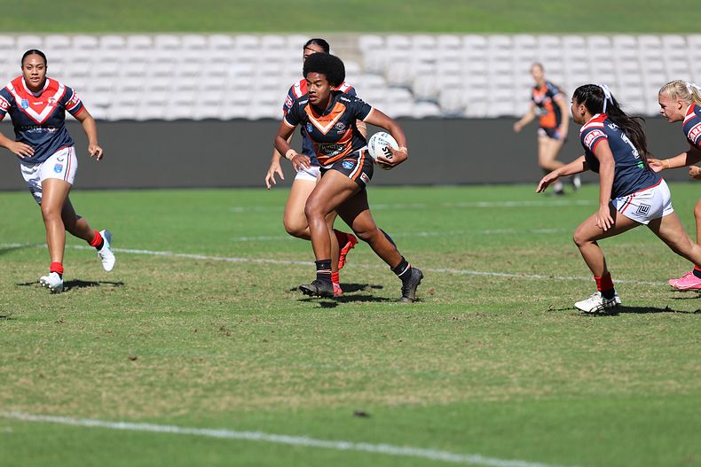 Tarsha Gale Cup Semi Final Indigenous Roosters v Weststigers (1st Half)