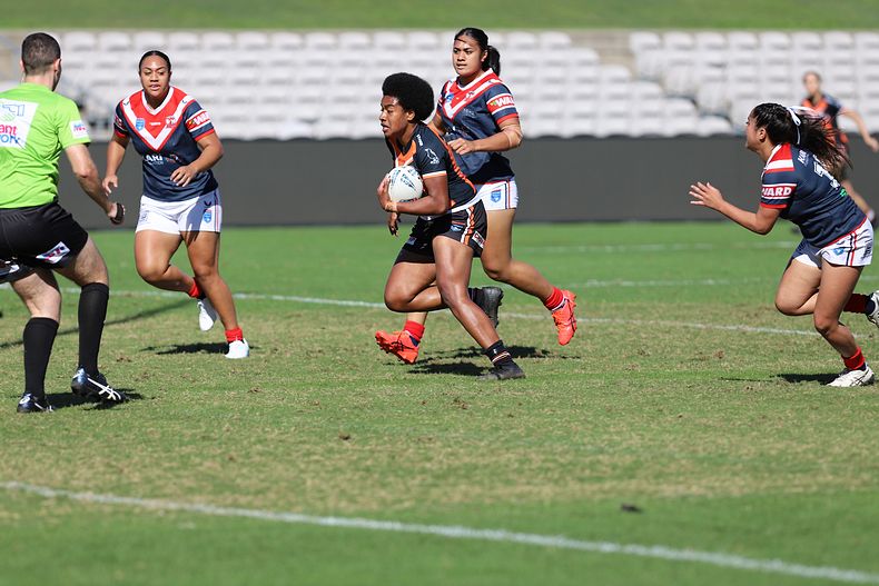 Tarsha Gale Cup Semi Final Indigenous Roosters v Weststigers (1st Half)