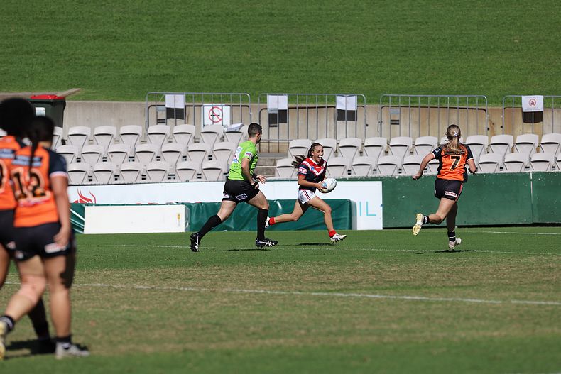 Tarsha Gale Cup Semi Final Indigenous Roosters v Weststigers (1st Half)