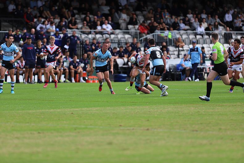 Harold Matthews Cup Semi Final Sydney ROOSTERS v Cronulla SHARKS