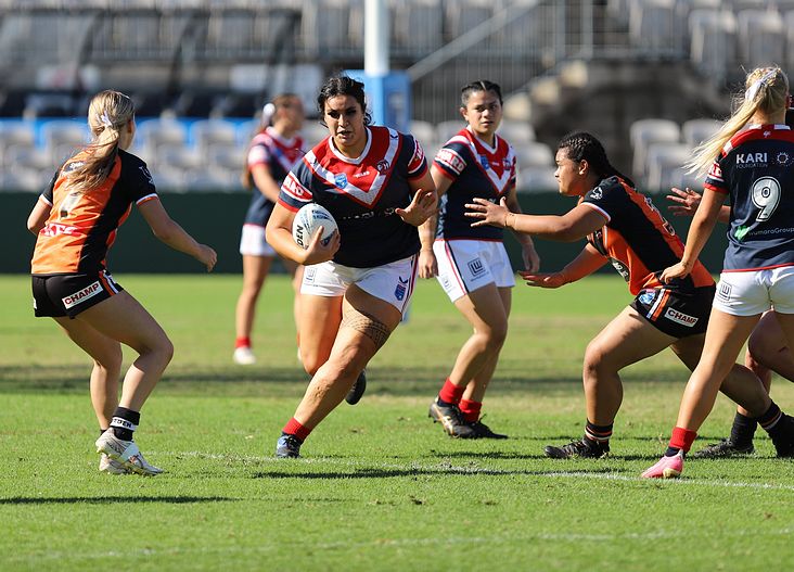 Tarsha Gale Cup Semi Final Indigenous Roosters v Weststigers (1st Half)