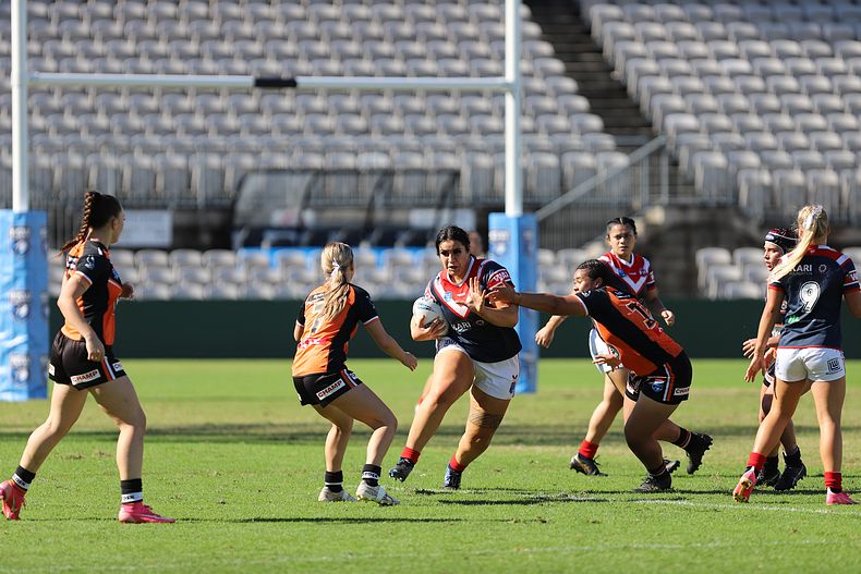 Tarsha Gale Cup Semi Final Indigenous Roosters v Weststigers (1st Half)