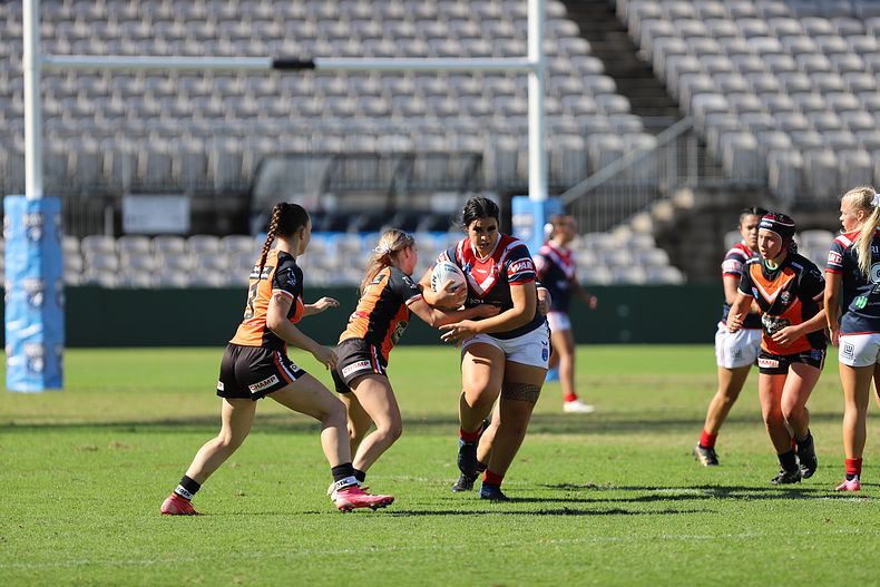 Tarsha Gale Cup Semi Final Indigenous Roosters v Weststigers (1st Half)