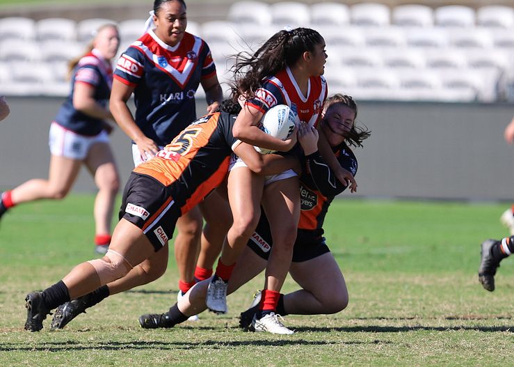 Tarsha Gale Cup Semi Final Indigenous Roosters v Weststigers (1st Half)