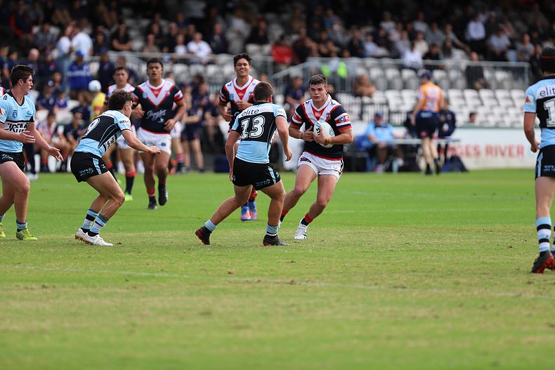 Harold Matthews Cup Semi Final Sydney ROOSTERS v Cronulla SHARKS