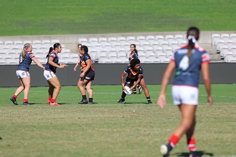 Tarsha Gale Cup Semi Final Indigenous Roosters v Weststigers (1st Half)