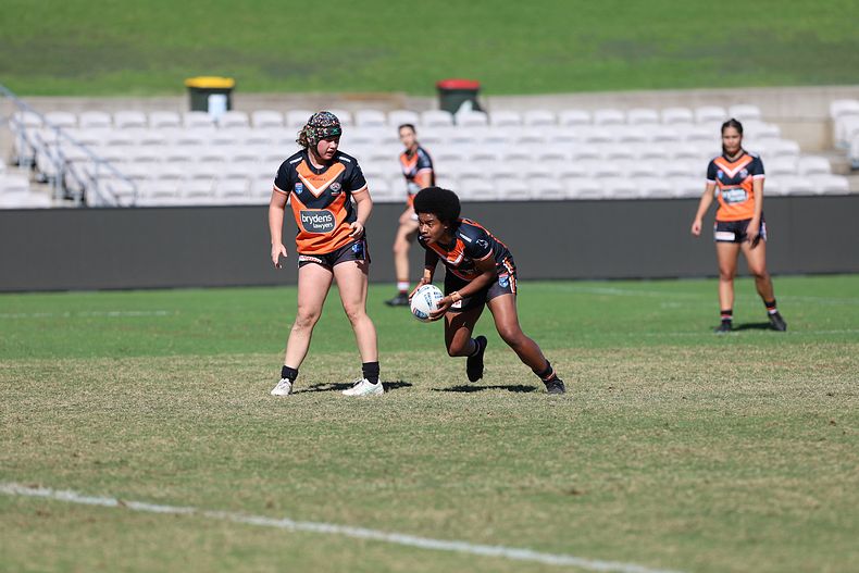 Tarsha Gale Cup Semi Final Indigenous Roosters v Weststigers (1st Half)