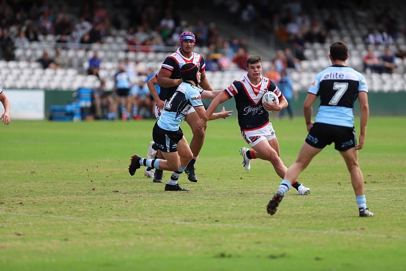 Harold Matthews Cup Semi Final Sydney ROOSTERS v Cronulla SHARKS