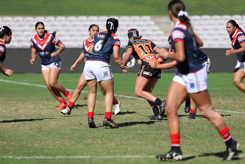 Tarsha Gale Cup Semi Final Indigenous Roosters v Weststigers (1st Half)