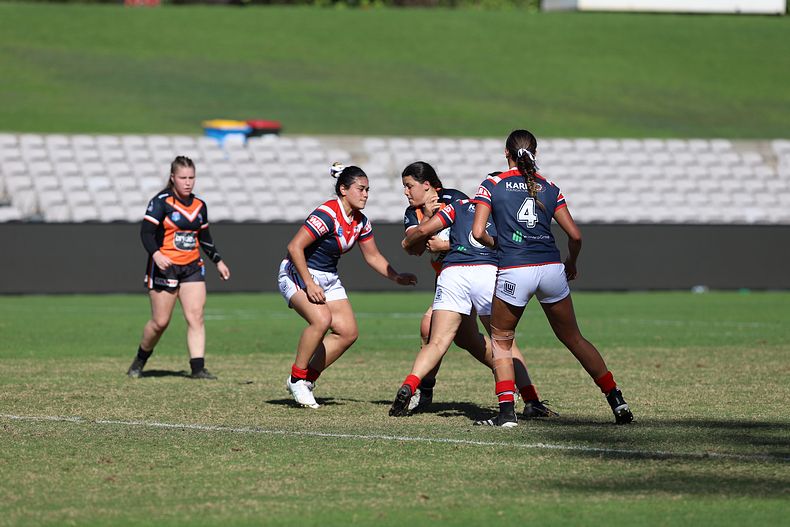 Tarsha Gale Cup Semi Final Indigenous Roosters v Weststigers (1st Half)