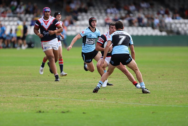 Harold Matthews Cup Semi Final Sydney ROOSTERS v Cronulla SHARKS