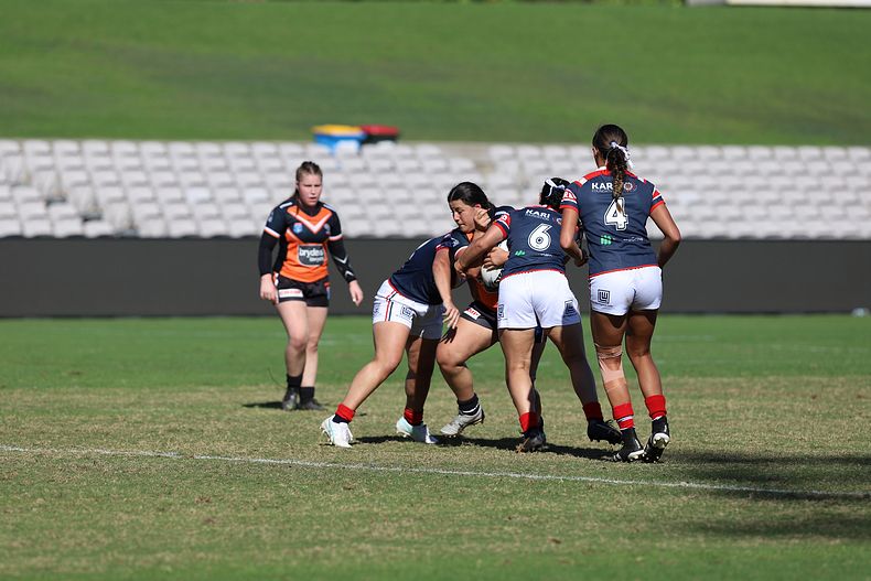Tarsha Gale Cup Semi Final Indigenous Roosters v Weststigers (1st Half)