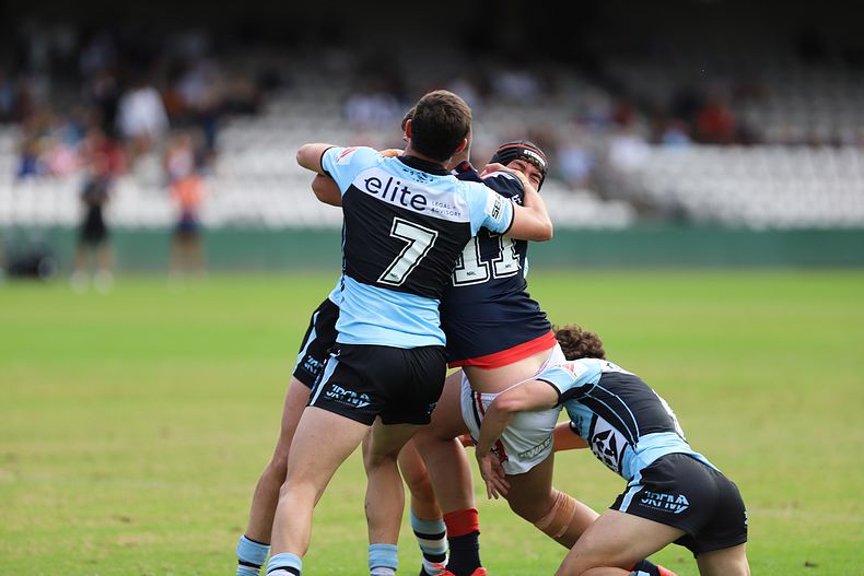 Harold Matthews Cup Semi Final Sydney ROOSTERS v Cronulla SHARKS