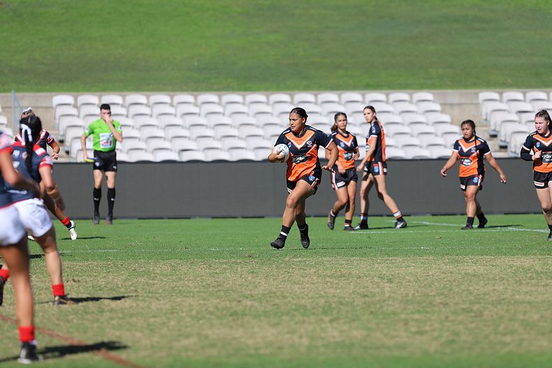 Tarsha Gale Cup Semi Final Indigenous Roosters v Weststigers (1st Half)