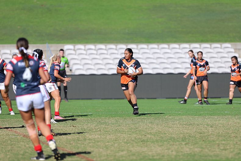 Tarsha Gale Cup Semi Final Indigenous Roosters v Weststigers (1st Half)