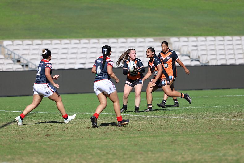 Tarsha Gale Cup Semi Final Indigenous Roosters v Weststigers (1st Half)