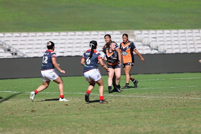 Tarsha Gale Cup Semi Final Indigenous Roosters v Weststigers (1st Half)