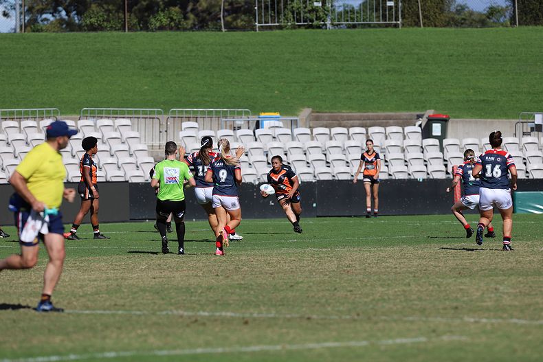 Tarsha Gale Cup Semi Final Indigenous Roosters v Weststigers (1st Half)
