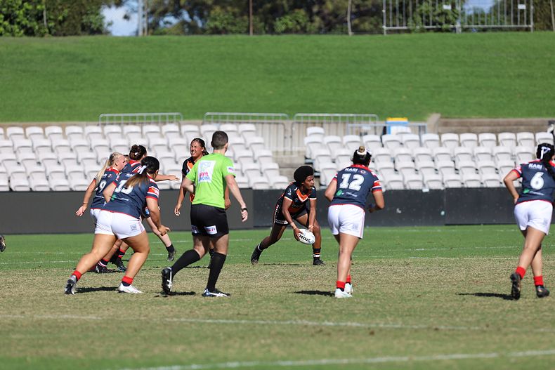 Tarsha Gale Cup Semi Final Indigenous Roosters v Weststigers (1st Half)