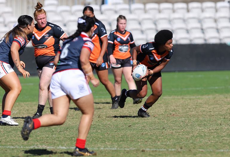 Tarsha Gale Cup Semi Final Indigenous Roosters v Weststigers (1st Half)