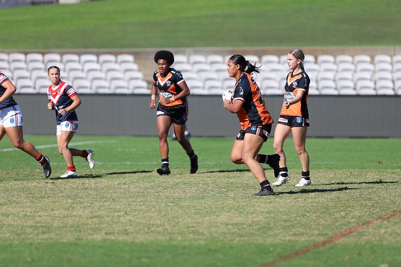 Tarsha Gale Cup Semi Final Indigenous Roosters v Weststigers (1st Half)