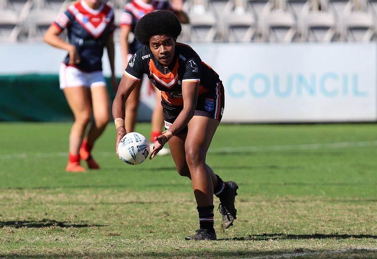 Tarsha Gale Cup Semi Final Indigenous Roosters v Weststigers (1st Half)